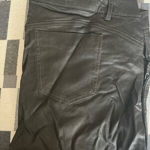 Rue21 Dark Faux Leather Trousers